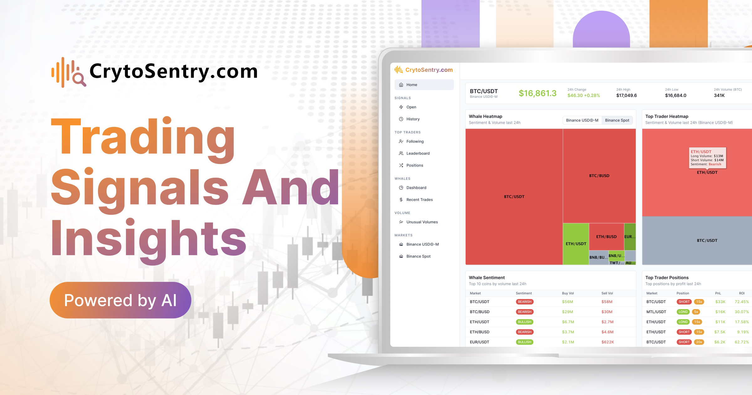 Screenshot of CrytoSentry App